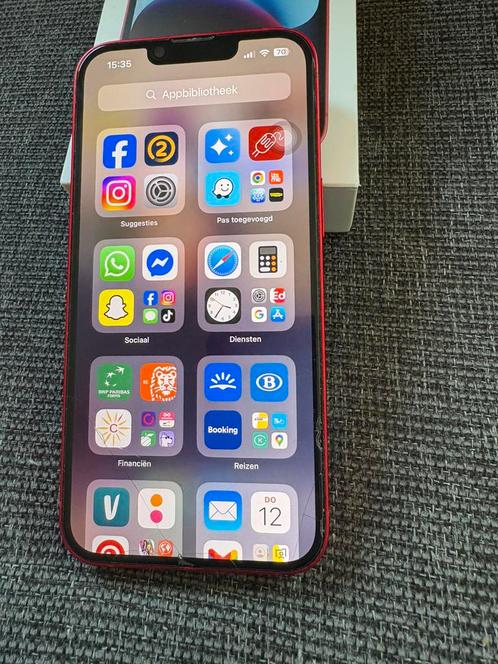 Apple iPhone 14, Telecommunicatie, Mobiele telefoons | Apple iPhone, Zo goed als nieuw, 128 GB, iPhone 14, Rood, Ophalen of Verzenden