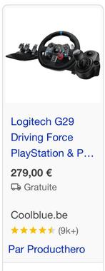 Logitech g29 met versnellingsbak, Ophalen