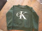 Mooi groene sweater van Calvin Klein maat xs., Comme neuf, Vert, Taille 34 (XS) ou plus petite, Enlèvement ou Envoi