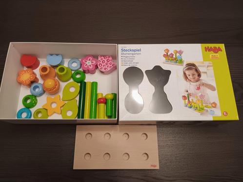 Jeu à enfiler jardin de fleurs, Kinderen en Baby's, Speelgoed | Educatief en Creatief, Zo goed als nieuw, Ophalen of Verzenden