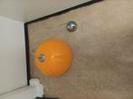 Oranje retro lamp, Huis en Inrichting, Ophalen, Zo goed als nieuw, Retro, Plafondspot of Wandspot