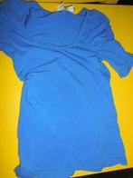 t-shirt taille petit, Manches courtes, Taille 36 (S), Bleu, Porté