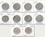 10X100 FR VERSCHILLENDE JAREN ZILVER, Timbres & Monnaies, Monnaies | Belgique, Enlèvement ou Envoi, Argent, Argent