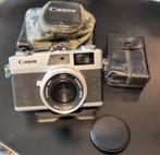 Télémètre Canon Canonet 28 + flash Canonlite D, TV, Hi-fi & Vidéo, Canon, Utilisé, Compact, Enlèvement ou Envoi