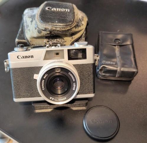 Canon Canonet 28 Rangefinder + Flash Canonlite D, Audio, Tv en Foto, Fotocamera's Analoog, Gebruikt, Compact, Canon, Ophalen of Verzenden