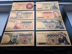 Bankbiljetten Polen zloty set PRL vergoulde, Postzegels en Munten, Ophalen of Verzenden, Polen, Setje