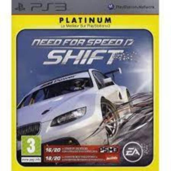 Need for Speed Shift (PS3), Games en Spelcomputers, Games | Sony PlayStation 3, Gebruikt, Simulatie, 1 speler, Vanaf 3 jaar, Online