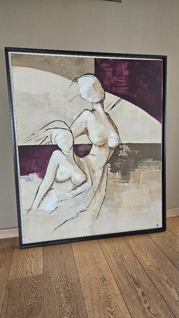 Kunstwerk - vrouwen in duo beschikbaar voor biedingen