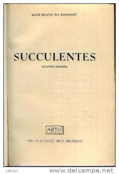 Artis-Historia: Les Succulentes 1e editie 1958: uitverkocht, Boeken, Prentenboeken en Plaatjesalbums, Zo goed als nieuw, Plaatjesalbum