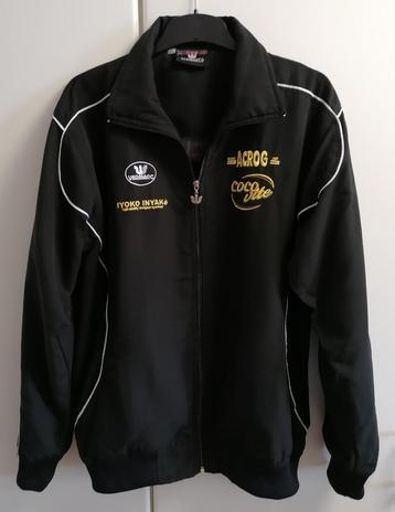 Zwarte zomertrainingsvest met gele printen van Vermarc, M beschikbaar voor biedingen