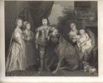 Herbert Bourne n. Van Dyck gravure "La Famille de Charles I", Ophalen