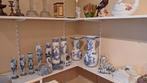 Set van 10 antieke vazen in Delftd blauw te Kalmthout