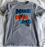 grijze t-shirt mt 140, Kinderen en Baby's, Kinderkleding | Maat 140, Verzenden, Zo goed als nieuw, Shirt of Longsleeve, United colors of benetton