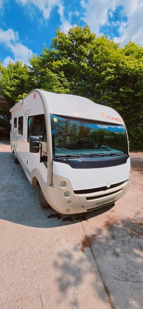 Fiat ducato  ITINEO-740 130pk Airco 77000km  Zonnepanelen, Caravans en Kamperen, Mobilhomes, Particulier, Integraal, Fiat, Fiat