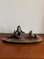 Art Deco schouwstuk – gesigneerd Scali ca 1925, Antiek en Kunst, Ophalen