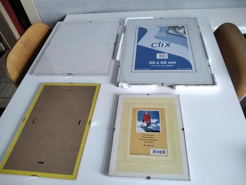Set van 4 fotocliplijsten (om uit te kiezen), Audio, Tv en Foto, Fotografie | Fotolijsten, Zo goed als nieuw, Ophalen of Verzenden