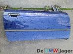 Deur RV blauw BMW 3-serie Cabrio/ coupe E36 41518132236, Droite, Porte, Utilisé, Enlèvement ou Envoi