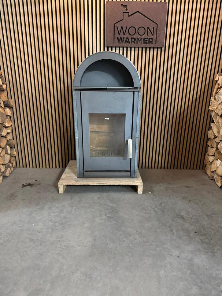 24053 Houtkachel Wamsler 8kw, Huis en Inrichting, Kachels, Gebruikt, Vrijstaand, Houtkachel, Hout, Ophalen