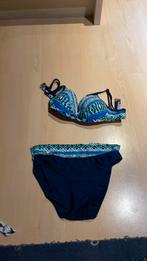Blauwe bikini met patroon, Nickey Nobel, Blauw, Bikini, Ophalen of Verzenden