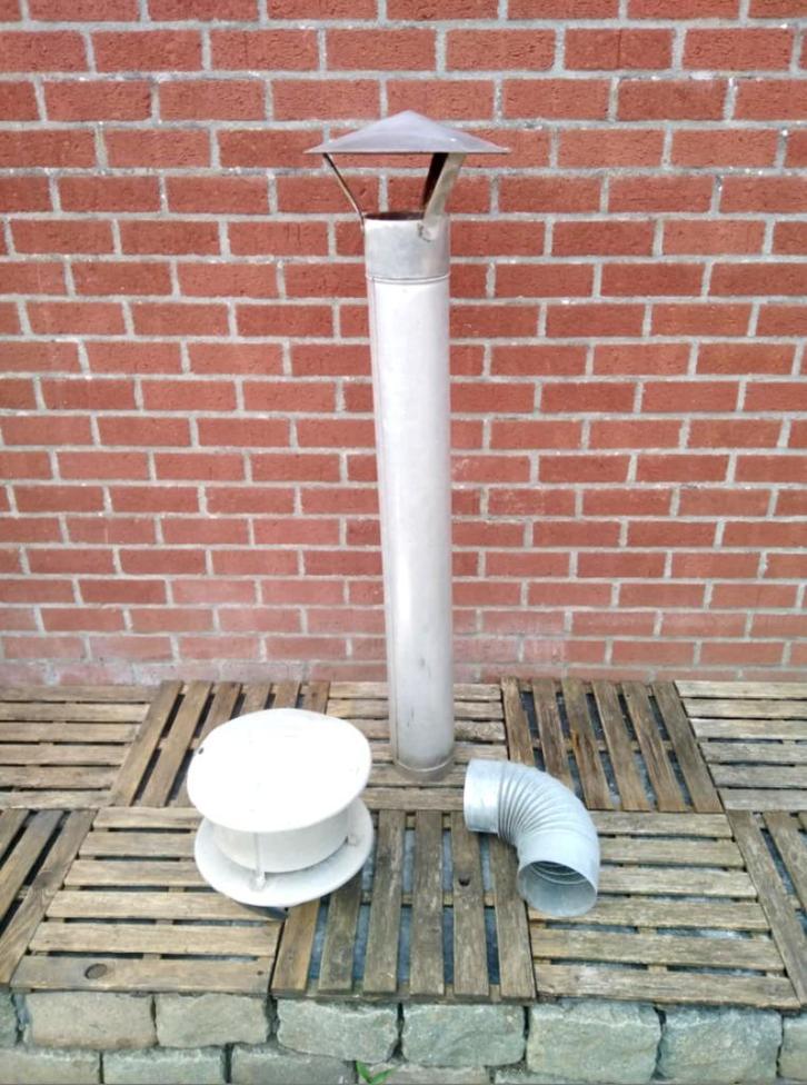 Conduit de cheminée (tube-tubage), Bricolage & Construction, Chauffage & Radiateurs, Utilisé, Enlèvement