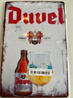 Reclamebord vintage Duvel - mancave poolhouse nieuw, Verzamelen, Ophalen of Verzenden, Nieuw, Reclamebord