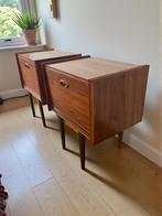 set van 2 vintage nachtkastjes / nachttafel/ mini kastjes, Ophalen of Verzenden