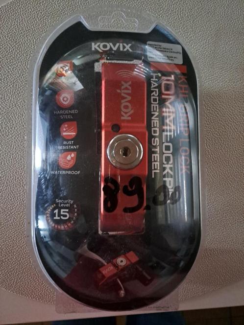 KOVIX Bloque Levier de Frein avec Alarme, Motos, Accessoires | Cadenas, Neuf, Enlèvement