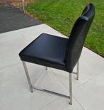 Barkrukken, Huis en Inrichting, Barkrukken, Ophalen, 60 tot 90 cm, Leer, Zo goed als nieuw