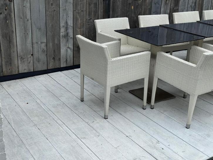 Steigerhouten panelen (terras), Tuin en Terras, Tuinbanken, Zo goed als nieuw, Hout, Ophalen