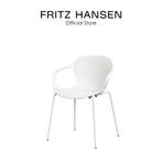 Fritz Hansen Kasper salto, Vijf, Zes of meer stoelen, Metaal, Design, Gebruikt