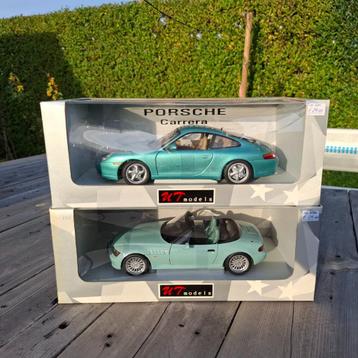 2 x 1/18 UT Models Porsche + BMW beschikbaar voor biedingen