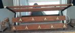 Vintage kapstok met rekje., Huis en Inrichting, Ophalen, Gebruikt, Hout, Wandkapstok