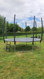 trampoline Berg 330cm op poten, Ophalen, Gebruikt