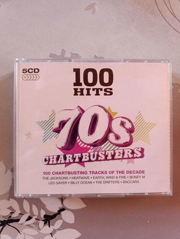 100 Hits 70s Chartbusters   5 cd beschikbaar voor biedingen