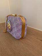 Lila paarse clutch/ handtas Elisabetta Franchi, Handtassen en Accessoires, Tassen | Damestassen, Ophalen of Verzenden, Zo goed als nieuw