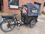 Elektrische bakfiets Troy ,kan bezorgd worden, Fietsen en Brommers, Ophalen of Verzenden, Zo goed als nieuw, Huif