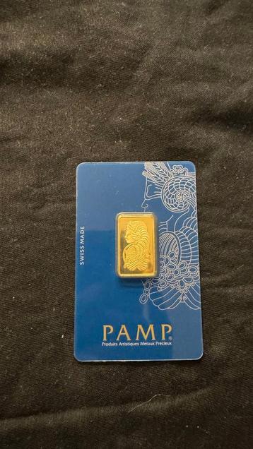 Lingot d'or 10g PAMP 24k 999.99%, Enlèvement ou Envoi, Or