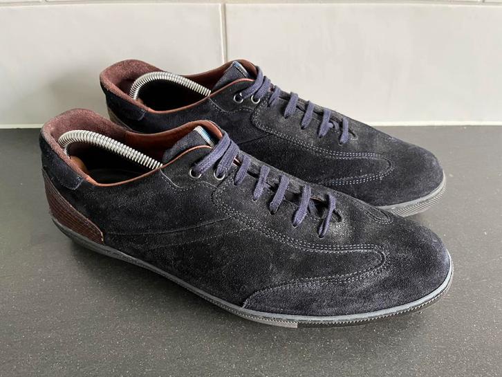 Floris van Bommel sneakers maat 10 / 44, Kleding | Heren, Schoenen, Zo goed als nieuw, Sneakers, Blauw, Ophalen of Verzenden
