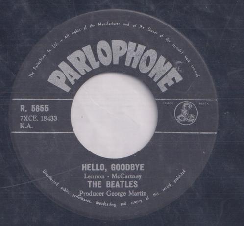 The Beatles – Hello Goodbye / I am the walrus – Single - ???, Cd's en Dvd's, Vinyl Singles, Gebruikt, Single, Pop, 7 inch, Ophalen of Verzenden