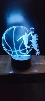 Nachtlamp Basketbal RGB met afstandsbediening, Ophalen of Verzenden, Nieuw