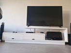 TV meubel wit, Ophalen, Gebruikt, 150 tot 200 cm, Minder dan 100 cm