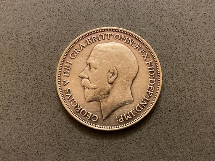 Pièce One Penny britannique 1916 – Roi George V – TB, Postzegels en Munten, Munten | Europa | Niet-Euromunten, Losse munt, Overige landen