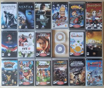 Lot van 19 Sony PSP Games beschikbaar voor biedingen