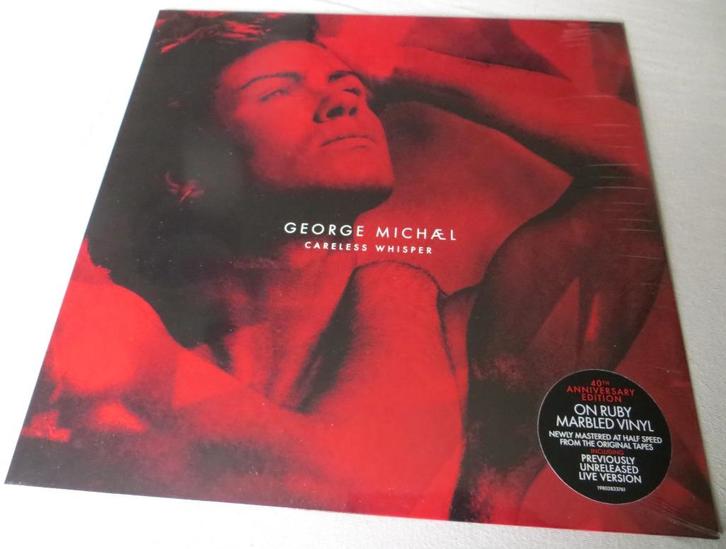 GEORGE MICHAEL - CARELESS WHISPER LTD EDIT. RUBY RED VINYL, Cd's en Dvd's, Vinyl | Pop, Nieuw in verpakking, 2000 tot heden, 12 inch