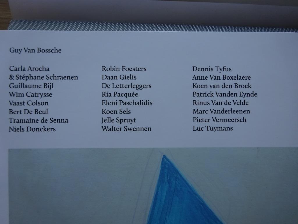 Guy Van Bossche, Unterseeboot über Malermeister, 2015 Mechel, Ophalen of Verzenden, Zo goed als nieuw, Schilder- en Tekenkunst