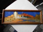 plateau à verres vintage avec peinture effet métallisé, Ophalen, Zo goed als nieuw