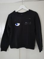 Zwarte trui pull JBC maat XS oog ogen pailletten, Ophalen of Verzenden, Zo goed als nieuw