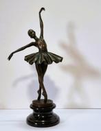 Bronzen beeld van ballerina danseres., Antiek en Kunst, Ophalen of Verzenden