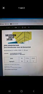 Tickets Jens Dendoncker Aalst De Werf