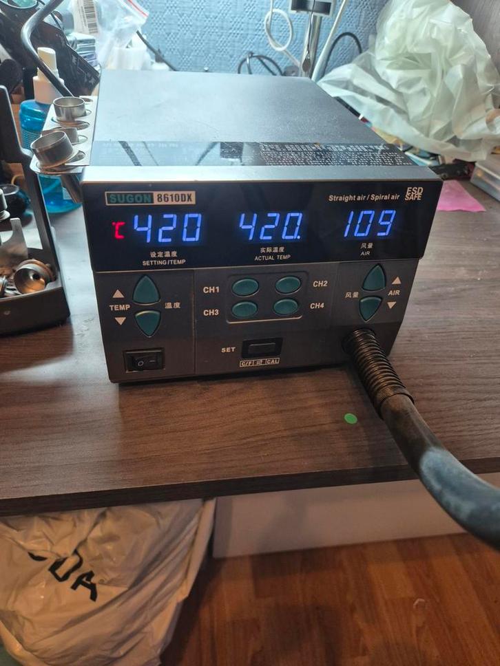 Sugon 8610DX Hot Air Rework Station, Informatique & Logiciels, Cartes mères, Enlèvement ou Envoi